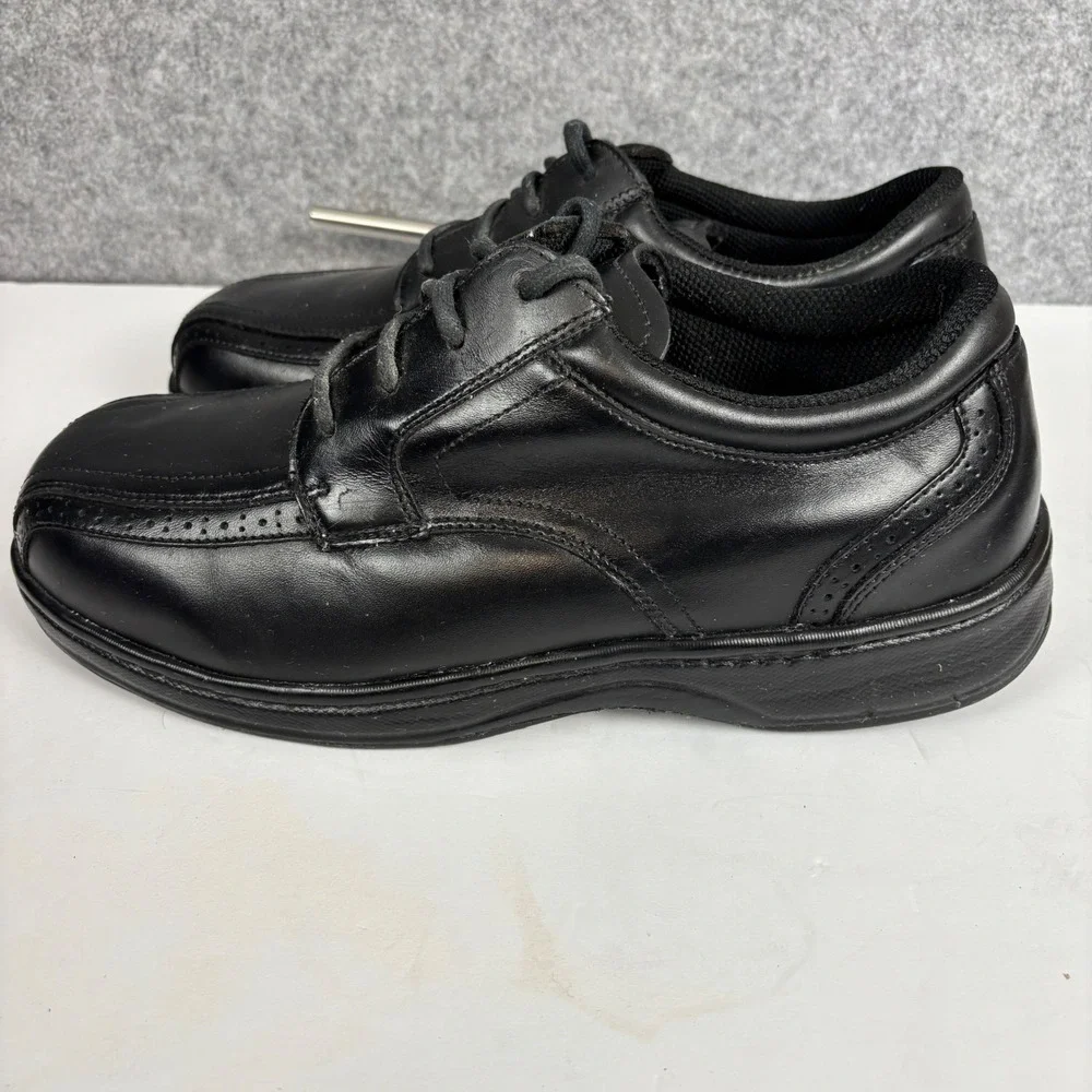 Orthofeet Gramercy 465 Dress Shoes Mens 14 4E Black Leather Orthopedic Oxford